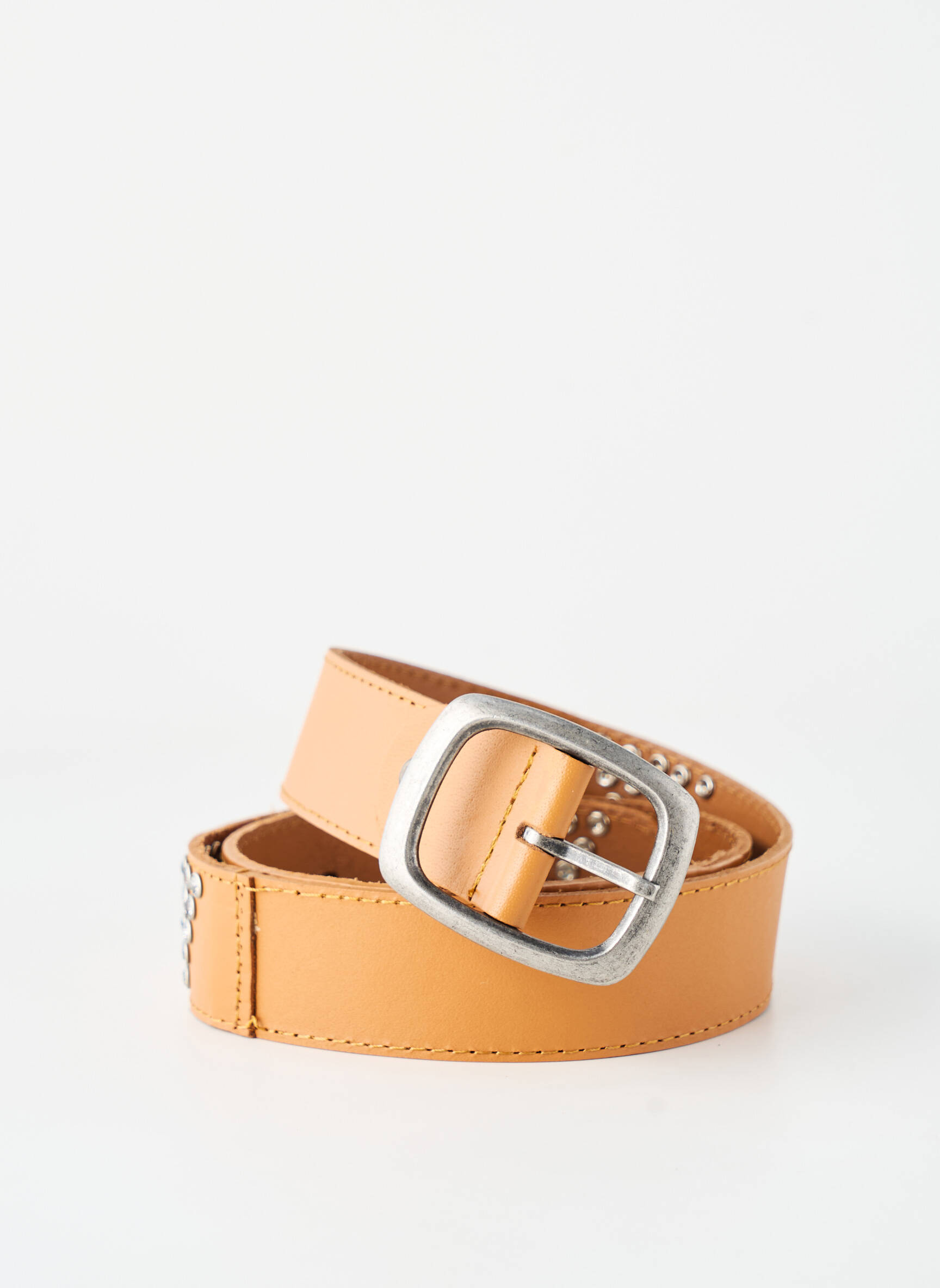 Ceinture coutures renforcées marron OTTANTOTTO femme