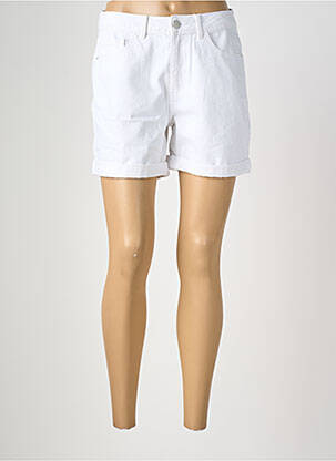 Short tissage denim taille normale blanc VILA femme