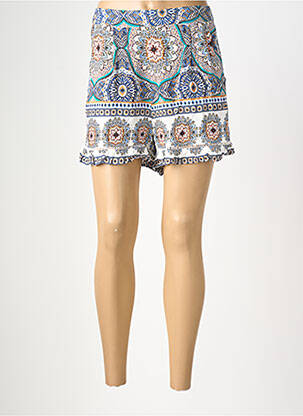 Short taille haute taille haute bleu MOLLY BRACKEN femme