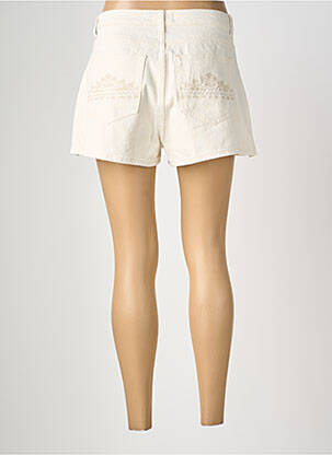 Short tissage denim taille normale beige MOLLY BRACKEN femme