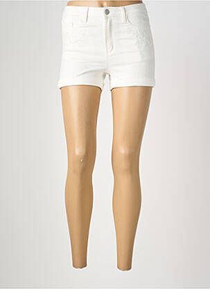 Short finition revers taille basse blanc VILA femme