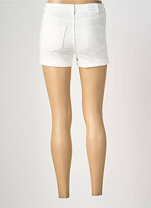 Short finition revers taille basse blanc VILA femme