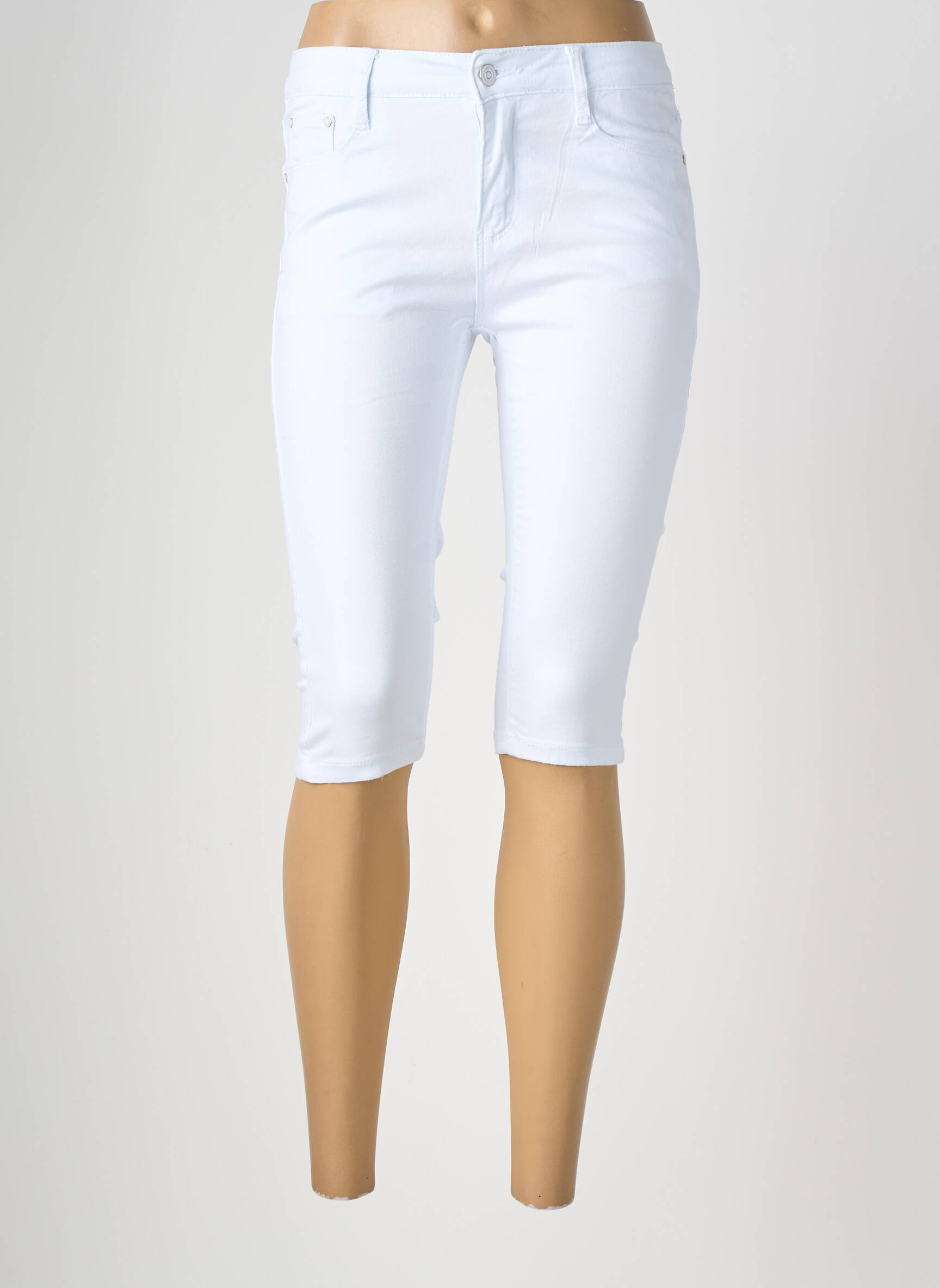 Bermuda taille normale taille normale blanc MISS FANNY femme