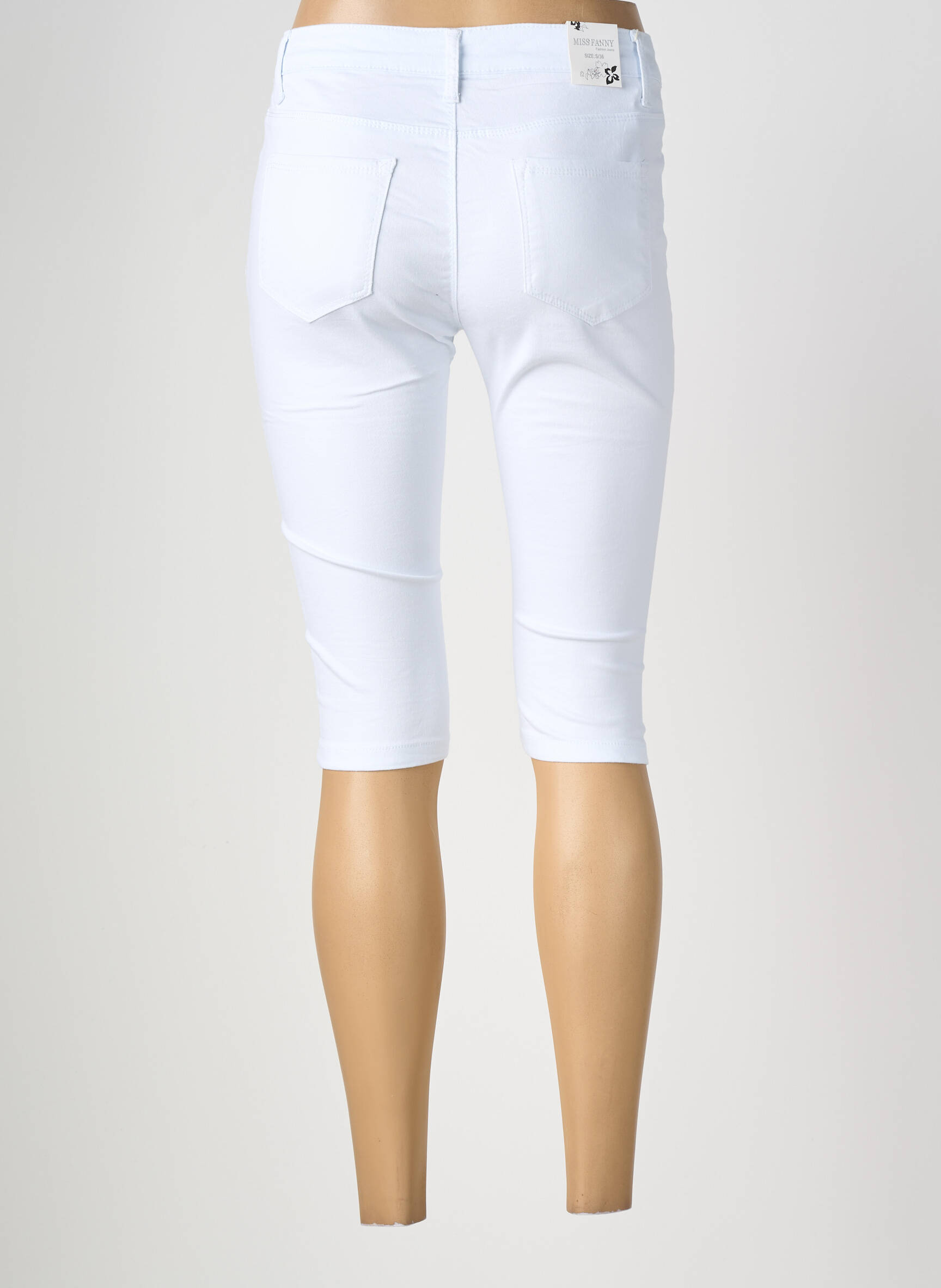 Bermuda taille normale taille normale blanc MISS FANNY femme