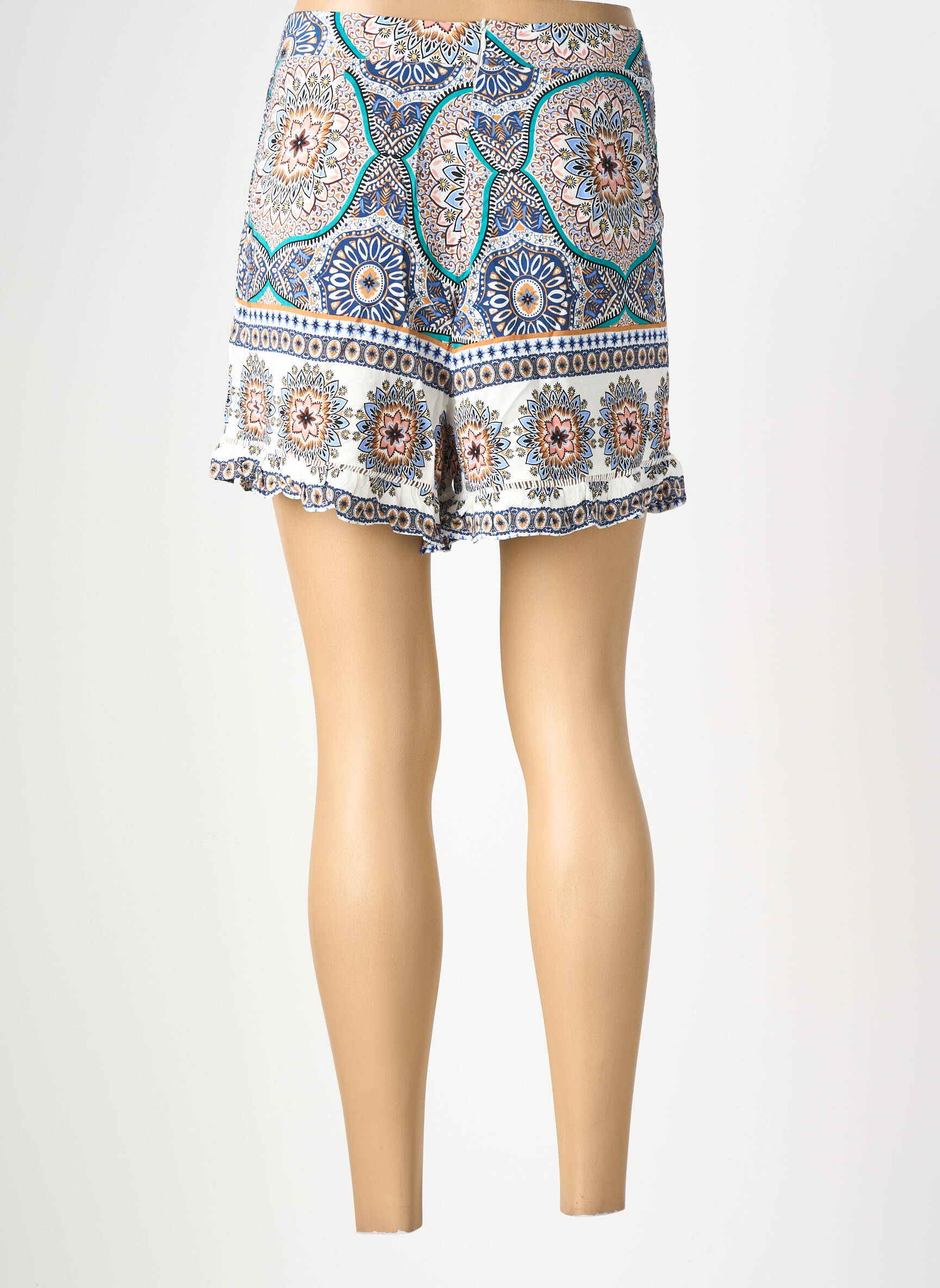Short taille haute taille haute bleu MOLLY BRACKEN femme