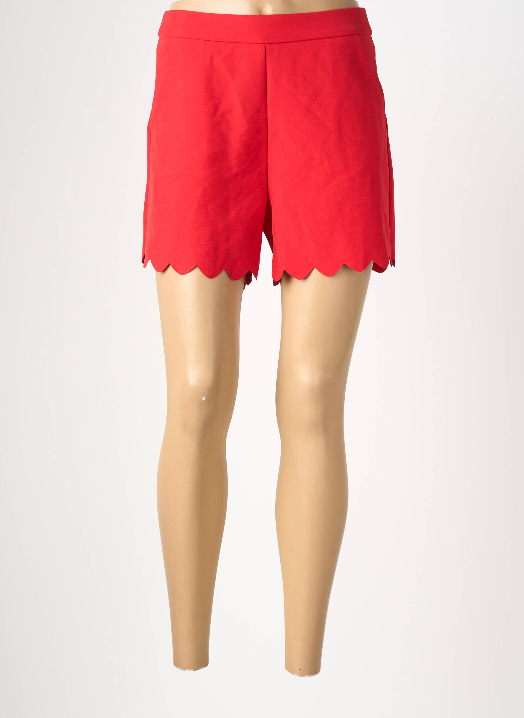 Short taille haute taille haute rouge MOD. STYLE femme