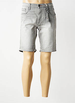 Bermuda tissage denim taille normale gris BLEND homme
