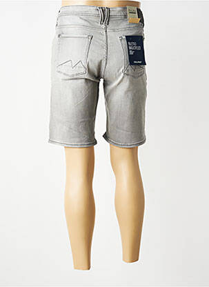Bermuda tissage denim taille normale gris BLEND homme