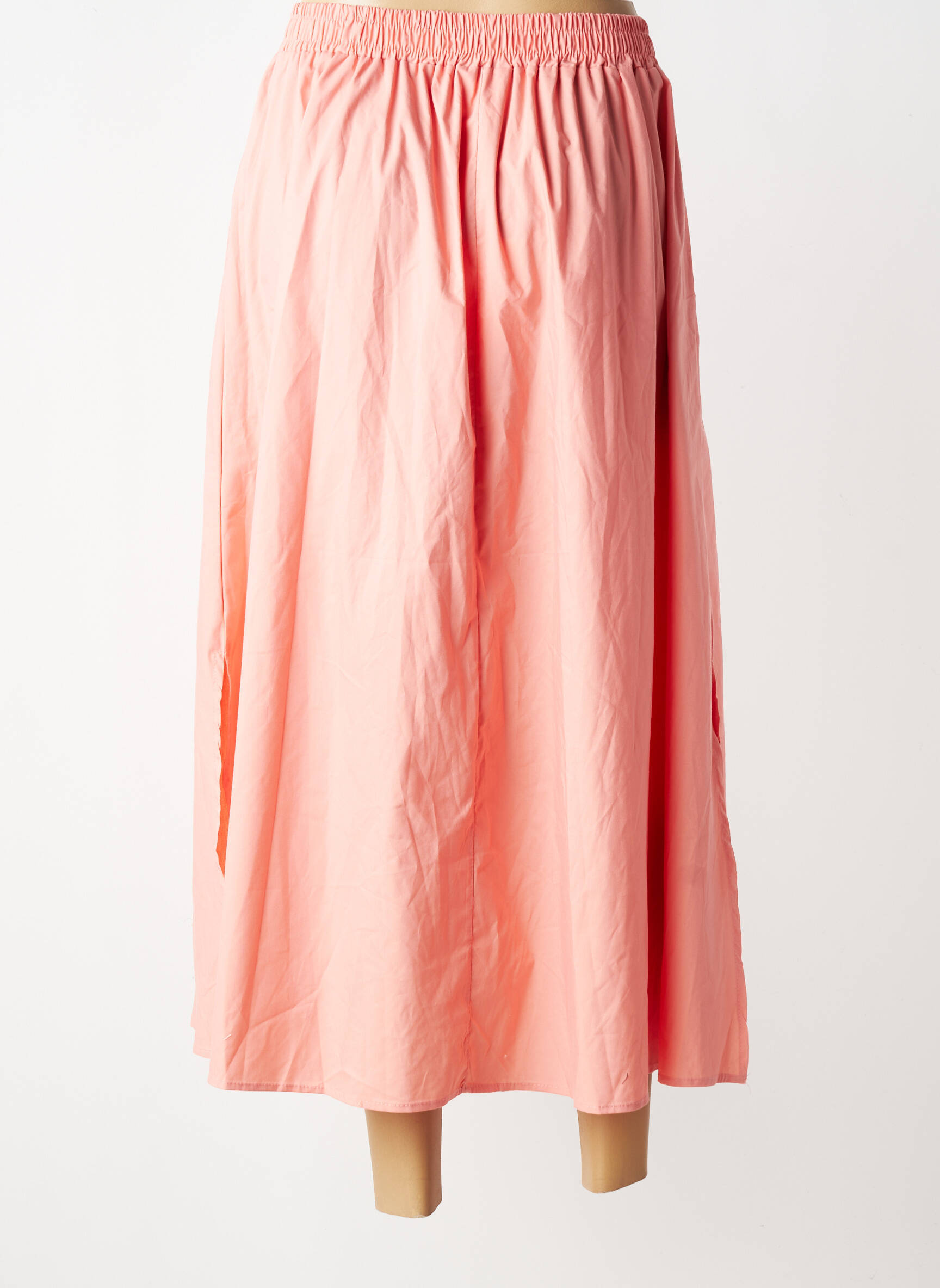 Jupe longue coupe évasée rose PURPLE QUEEN femme