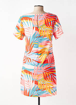 Robe courte manches courtes manches courtes orange MOLLY BRACKEN femme