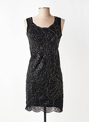 Robe courte sans manche sans manche noir MOLLY BRACKEN femme