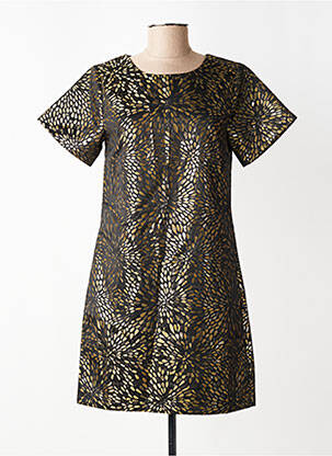 Robe courte manches courtes manches courtes noir MOLLY BRACKEN femme