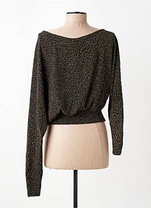 Top manches longues manches longues or DROLE DE COPINE femme