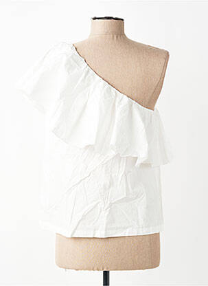 Top manches courtes manches courtes blanc LA PETITE FRANCAISE femme