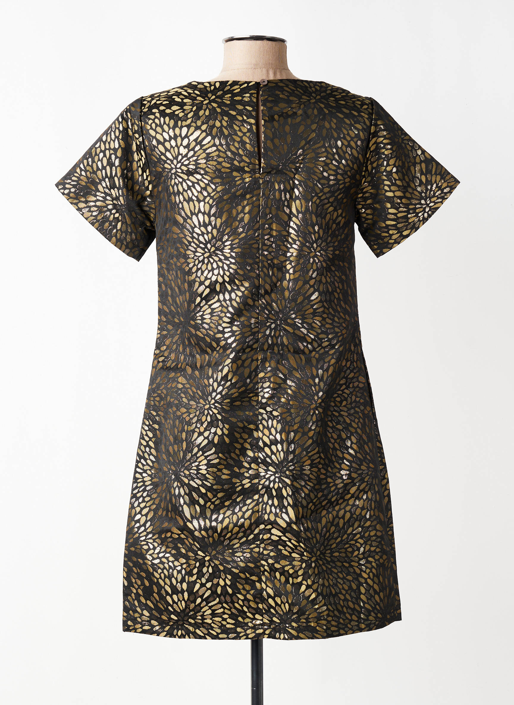 Robe courte manches courtes manches courtes noir MOLLY BRACKEN femme