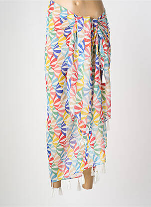 Paréo imprimé fantaisie bleu MOLLY BRACKEN femme