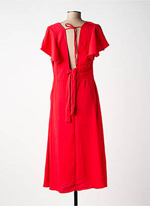 Robe courte manches courtes manches courtes rouge MOLLY BRACKEN femme