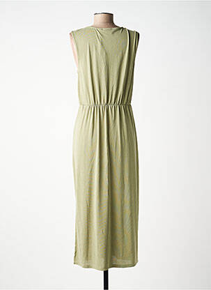Robe longue sans manche sans manche vert VILA femme