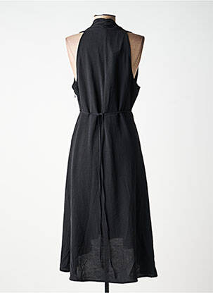 Robe mi-longue sans manche sans manche noir MOLLY BRACKEN femme