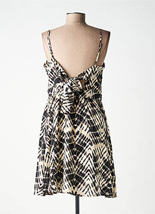 Robe courte coupe cintrée fines bretelles noir MOLLY BRACKEN femme