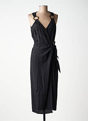 Robe longue sans manche sans manche noir SALSA femme