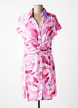 Robe courte manches courtes manches courtes rose MOLLY BRACKEN femme