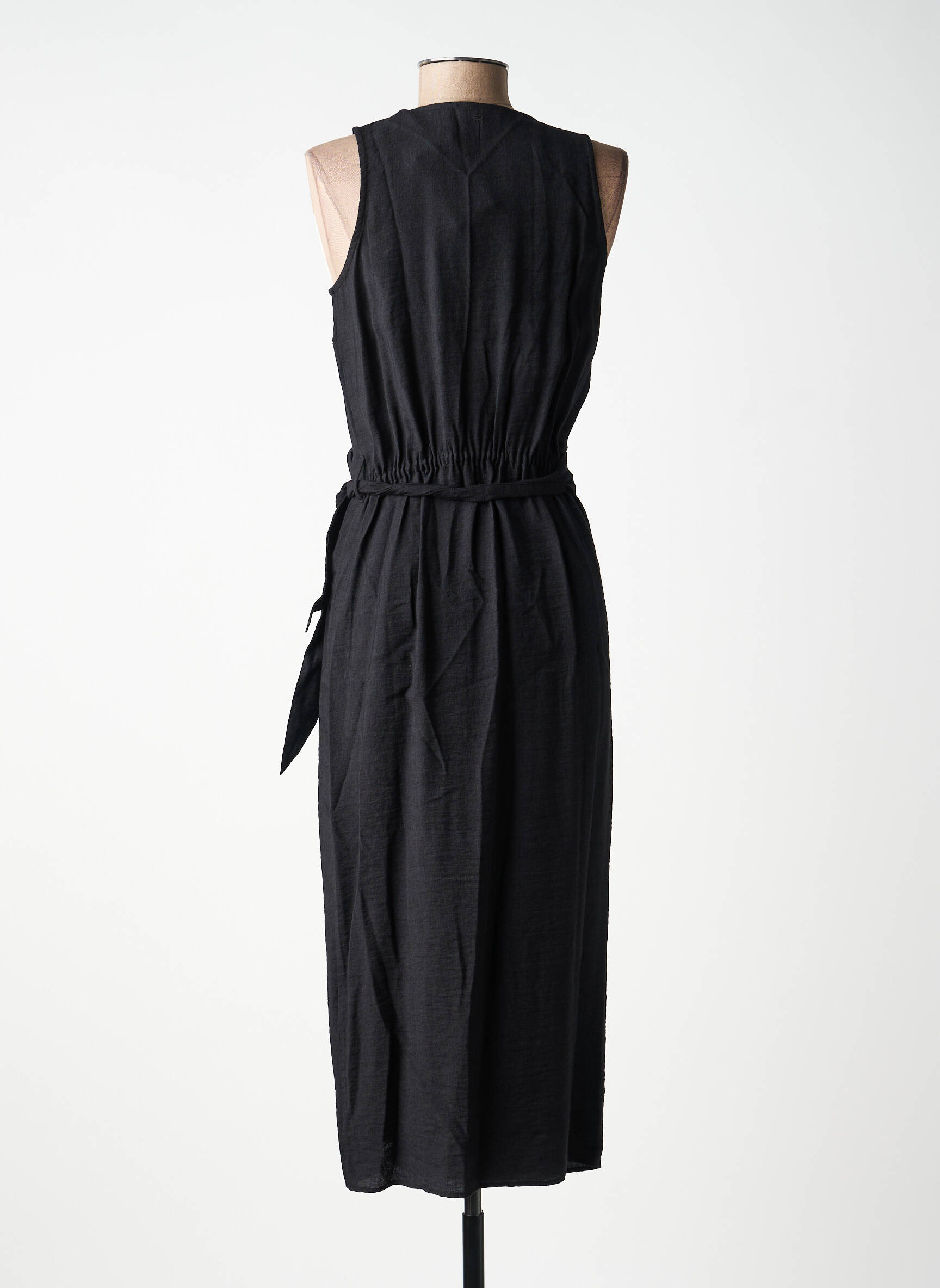 Robe longue sans manche sans manche noir SALSA femme