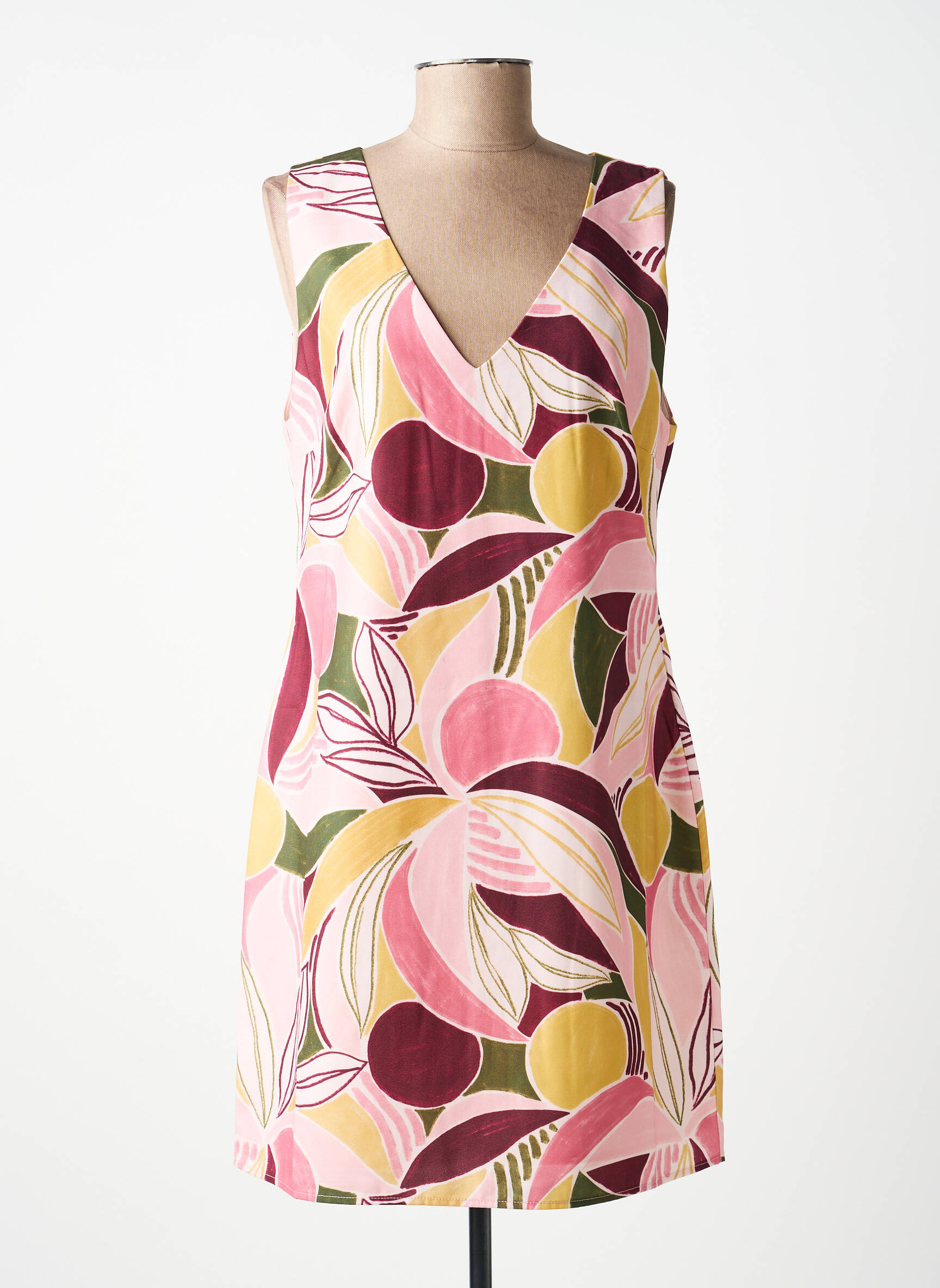 Robe courte sans manche sans manche rose MOLLY BRACKEN femme
