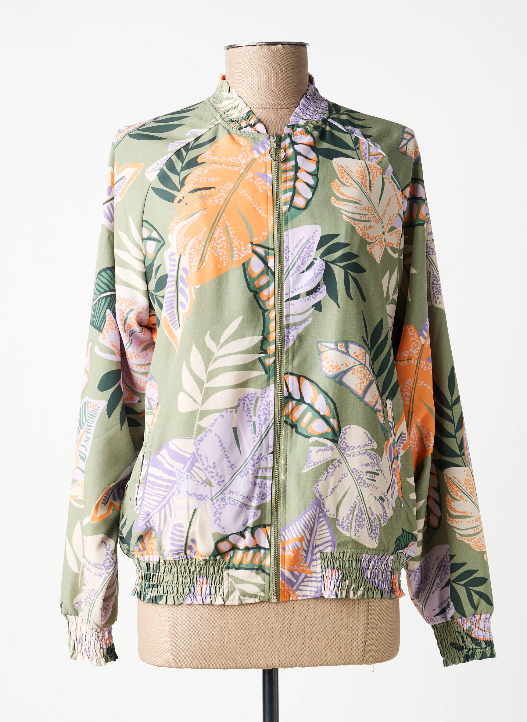 Blouson col v vert TIFFOSI femme