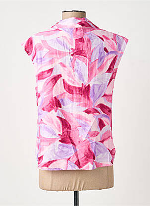 Top imprimé fantaisie manches courtes rose MOLLY BRACKEN femme