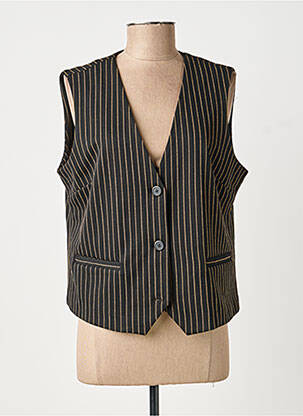Gilet sans manche poches noir B.YOUNG femme