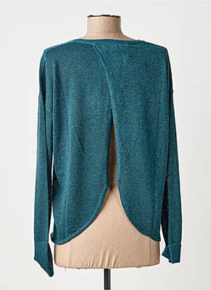 Pull maille tricot manches longues bleu MOLLY BRACKEN femme