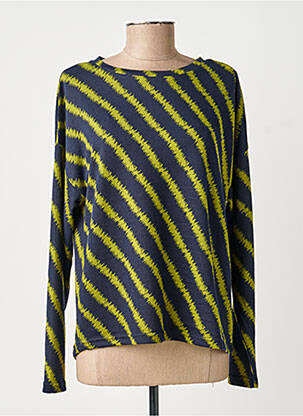 Pull stretch manches longues vert B.YOUNG femme