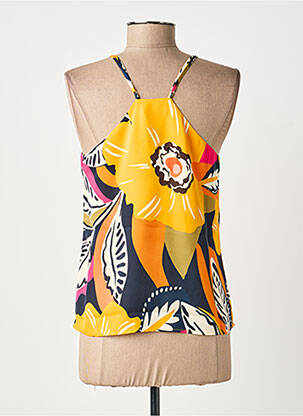 Top coupe fluide fines bretelles orange MOLLY BRACKEN femme