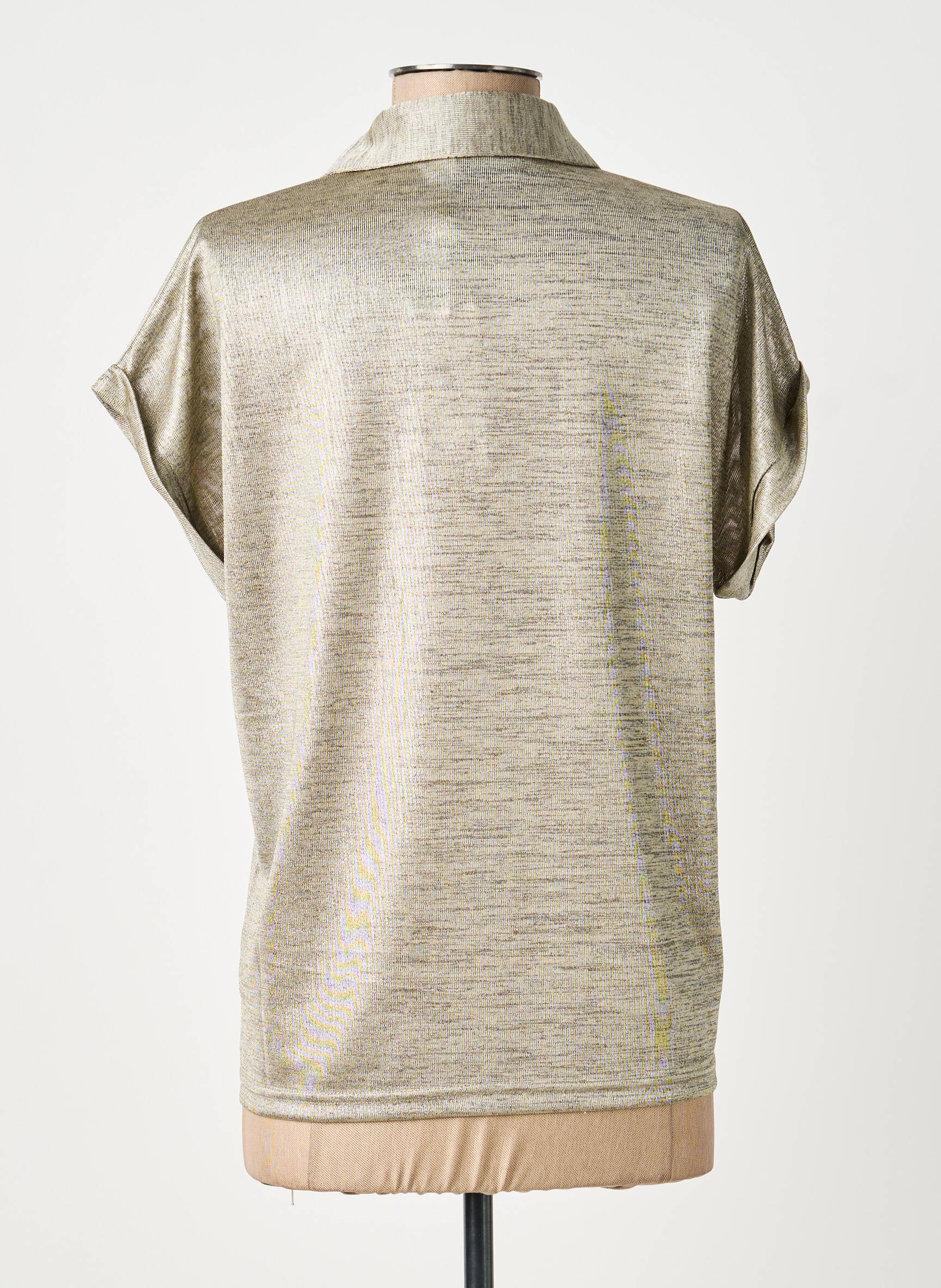 Polo stretch manches courtes beige MOLLY BRACKEN femme