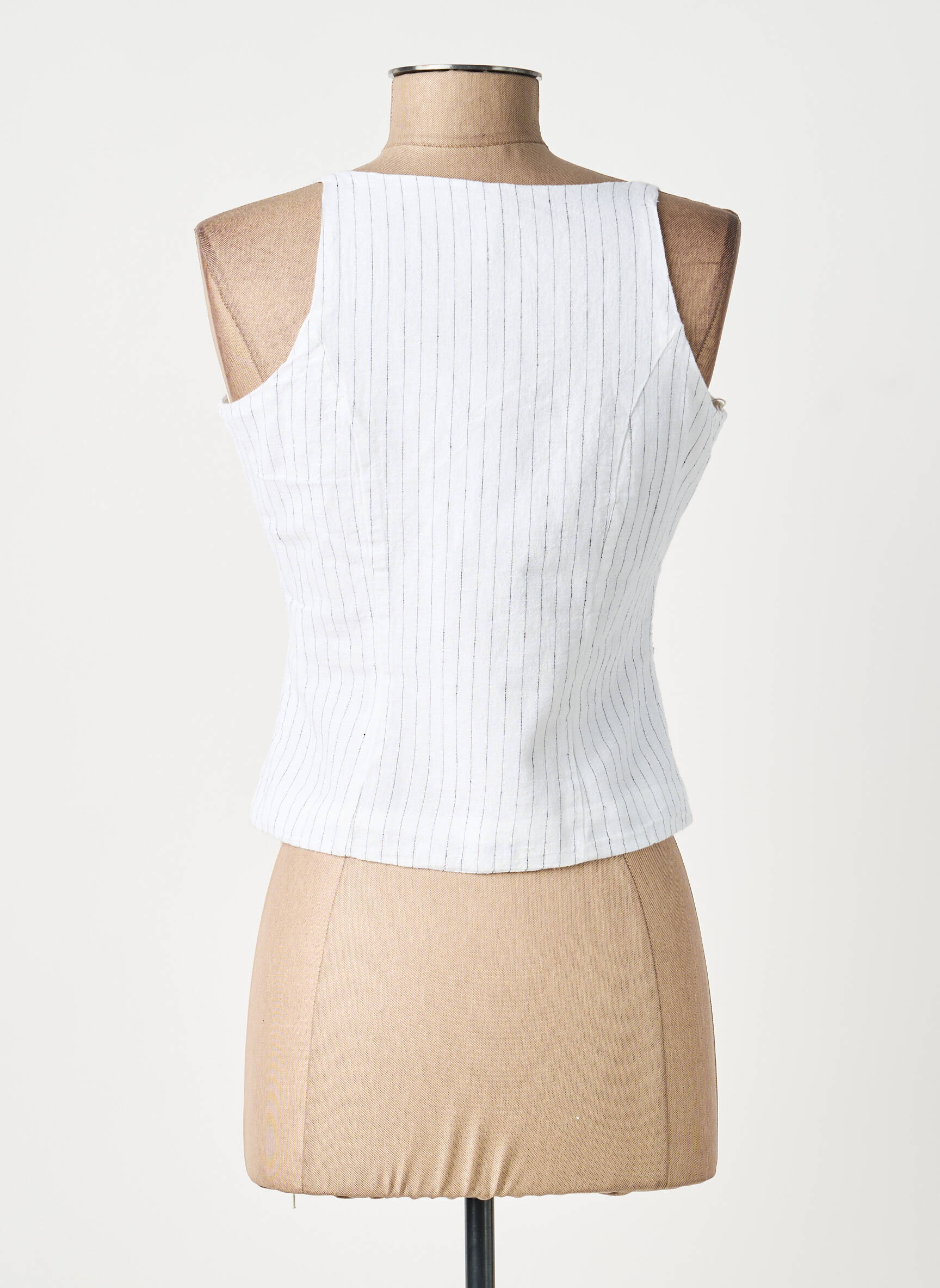 Gilet sans manche coupe cintrée blanc TIFFOSI femme
