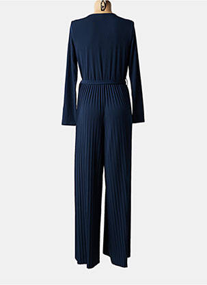 Combi-pantalon col cache-coeur manches longues bleu TIFFOSI femme