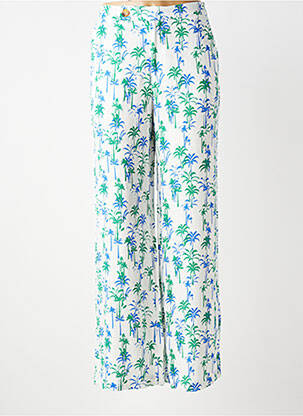 Pantalon large tissage popeline taille normale blanc TIFFOSI femme