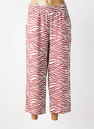 Pantalon 7/8 stretch taille normale rose B.YOUNG femme
