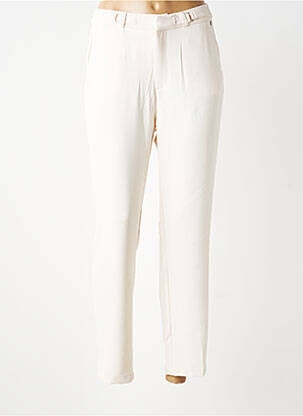 Pantalon slim taille normale taille normale beige DEELUXE femme