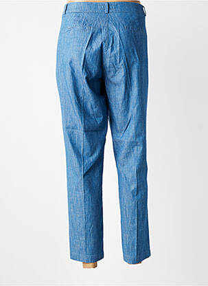 Pantalon 7/8 fermeture zippée sous rabat boutonné taille normale bleu SALSA femme