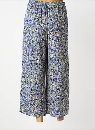 Pantalon large tissage crêpe taille normale bleu VILA femme