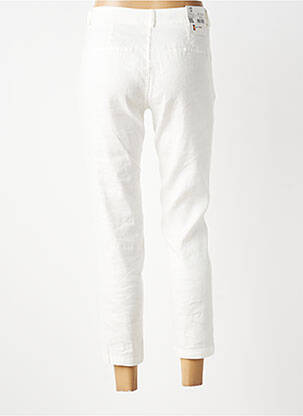 Pantalon 7/8 tissage popeline taille normale beige SALSA femme
