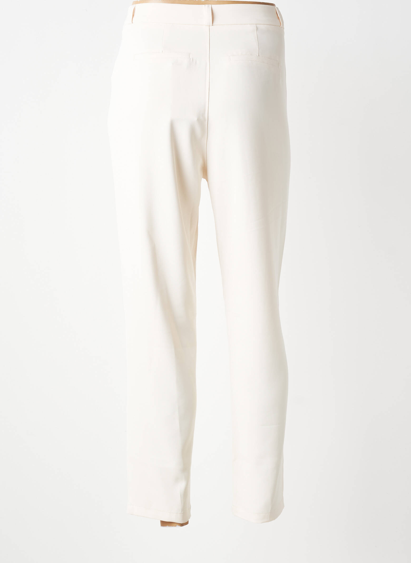 Pantalon slim taille normale taille normale beige DEELUXE femme