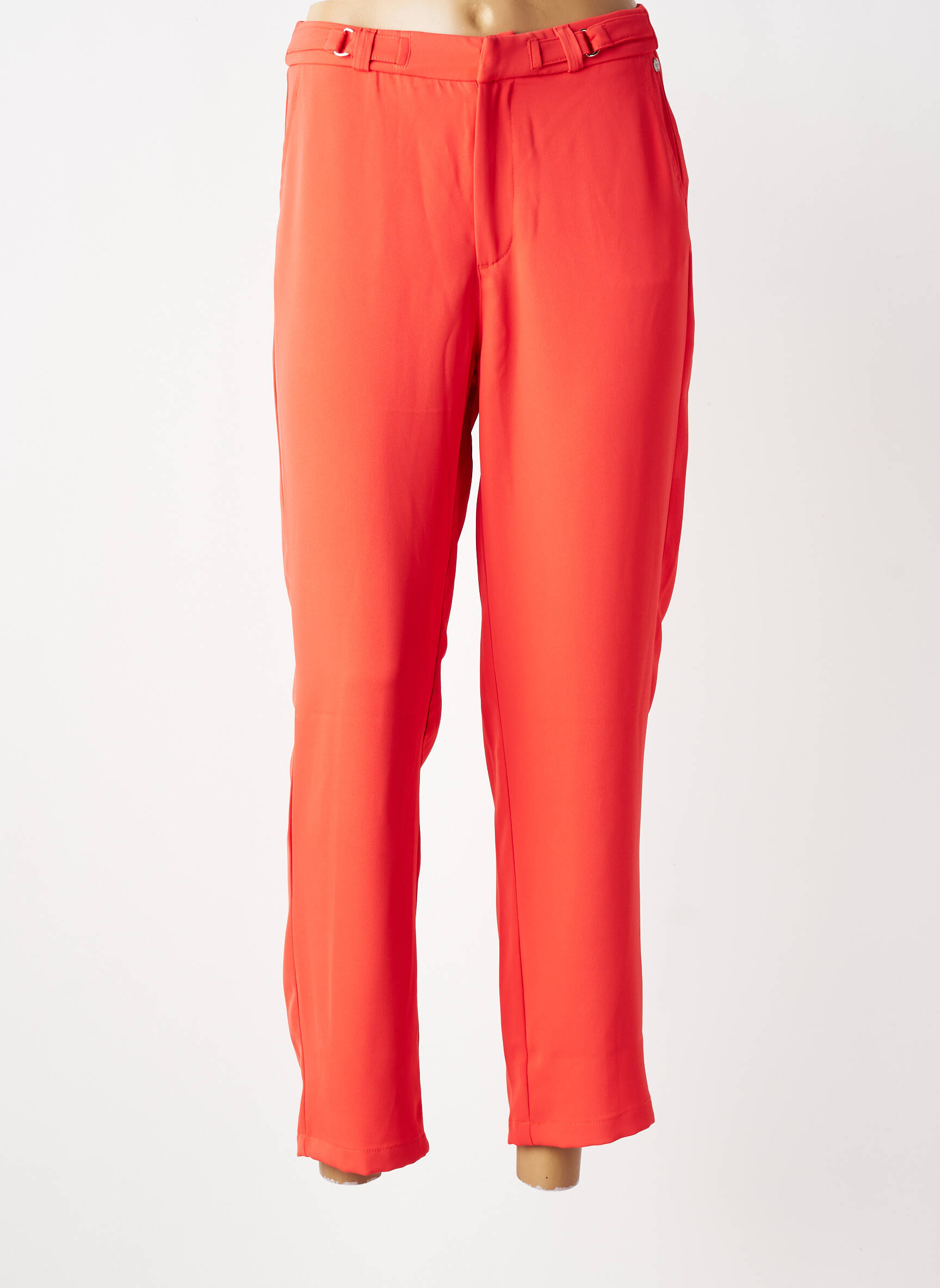 Pantalon slim taille normale taille normale orange DEELUXE femme