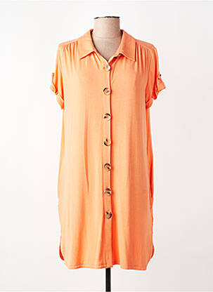 Robe courte manches courtes manches courtes orange 13 BONAPARTE femme