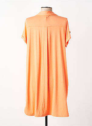 Robe courte manches courtes manches courtes orange 13 BONAPARTE femme