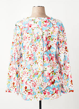 Blouse légère et transparente manches longues rose CHANON femme