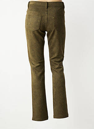 Pantalon slim stretch taille normale vert S.QUISE femme