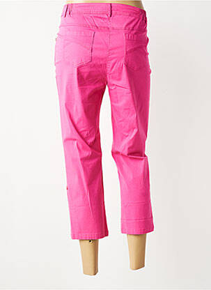 Pantacourt stretch taille normale rose AGATHE & LOUISE femme